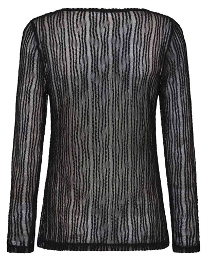 Co'Couture - Barb CC Oneck Bluse - Black